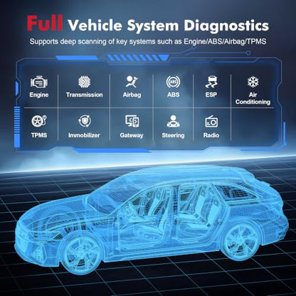 GOOLOO DS100 OBD2 Scanner Bluetooth, OBDII Car Code Reader for iOS& Android