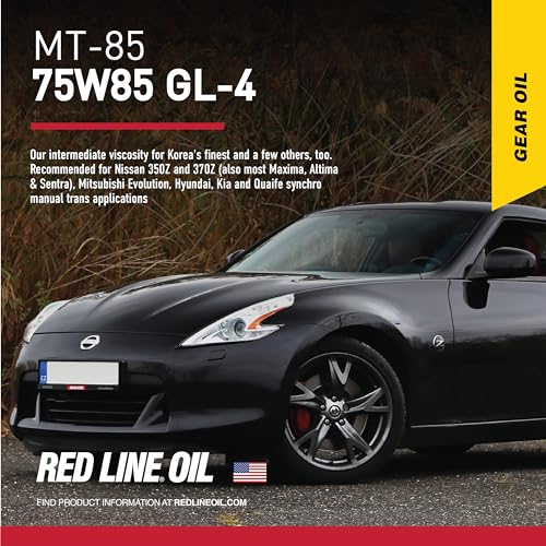 Red Line 50505 MT-85 Manual Transmission 75W85 GL-4 Gear Oil - 1 Gallon (4 Pack) - size: 4 Pack (Gallons)