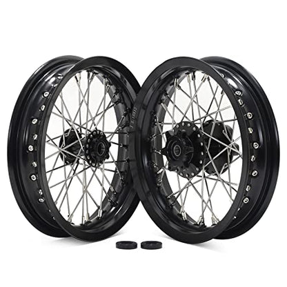 TOFR 12"x2.15" Front Rear Wheels Rims Hubs for Talaria Sting Talaria XXX - color: Black, size: 12" 12" Front Rear