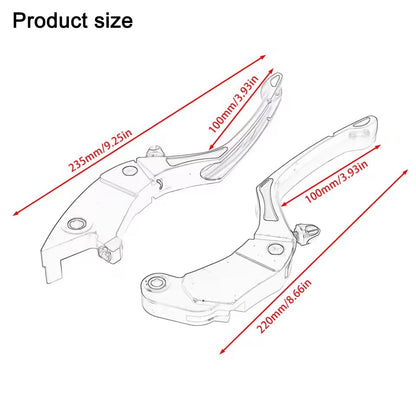 Motorcycle Brake Clutch Levers Adjustable Handle Lever - color: 2015-2017
