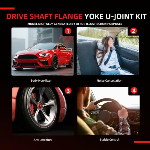 3-2-1839 Drive Shaft Flange Yoke 5-1410X U-Joint Kit