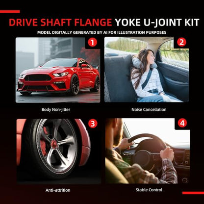 3-2-1839 Drive Shaft Flange Yoke 5-1410X U-Joint Kit