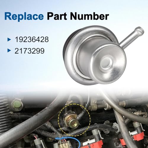 Fuel Injection Pressure Regulator with Clip and Snap Ring 3.8BAR