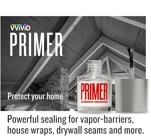 VViViD Primer Adhesive Promoter (10 ML), for Painting, Metal, Plastic, Vinyl Wrapping, Rubber, Concrete and More - color: Brush Head, size: (10 mL)