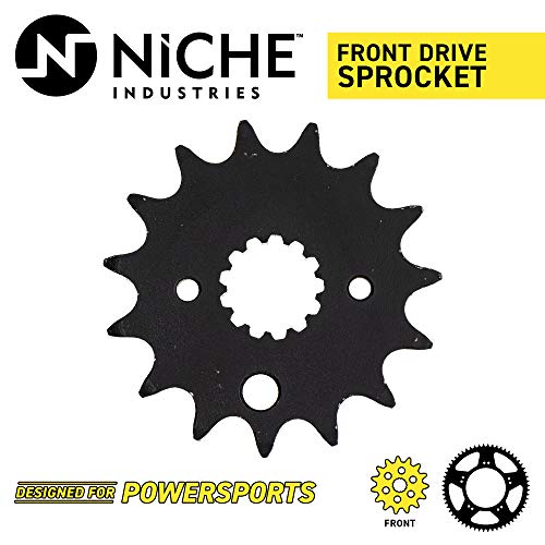 NICHE Drive Sprocket Chain Combo for Suzuki GSX750 Front 15 Rear 42 Tooth 530VM-X X-Ring 112 Links - size: X-Ring Chain