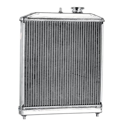 Full Aluminum Radiator compatible with 1992-2000 Honda Civic del Sol CRX Acura Integra 1.5L 1.6L AT - size: 1 Row Radiator(MT)