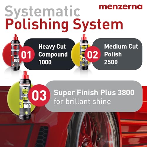 menzerna Super Finish Plus 3800 I Car Polishing I Deep Gloss Polish - color: 8oz.