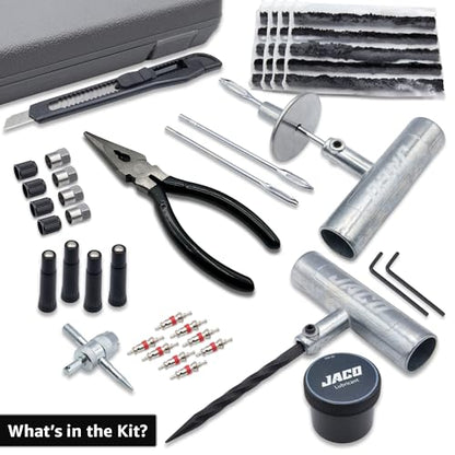 JACO TRX-50 Heavy Duty Tire Repair Kit - Universal Tire Plug Kit