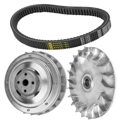 Caltric Clutch Primary Fixed And Sliding Sheaves Belt Compatible with Yamaha Grizzly 660 Yfm660 4X4 2002-2008