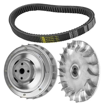 Caltric Clutch Primary Fixed And Sliding Sheaves Belt Compatible with Yamaha Grizzly 660 Yfm660 4X4 2002-2008
