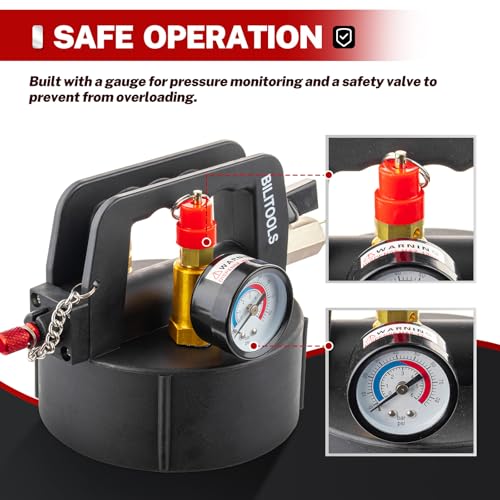 BILITOOLS 8L(2.1 gal) Transmission Fluid Pump Air Operated, 15 ATF Adapters