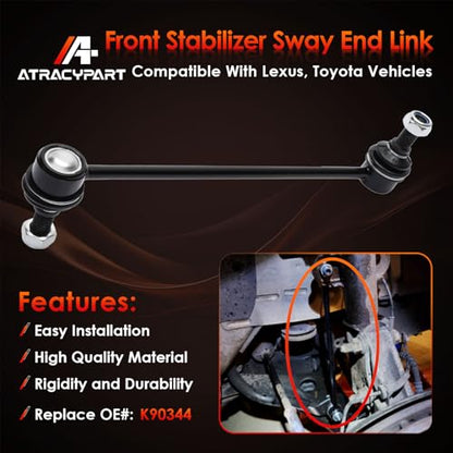 Sway Bar Links Front, Fit For 2001-2019 Camry Highlander, Lexus RX330 RX350 - size: Front