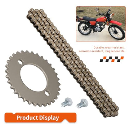 Timing Cam Chain W/Sprocket For Honda XL100/125 CT125 CB125S TL125S 76-85