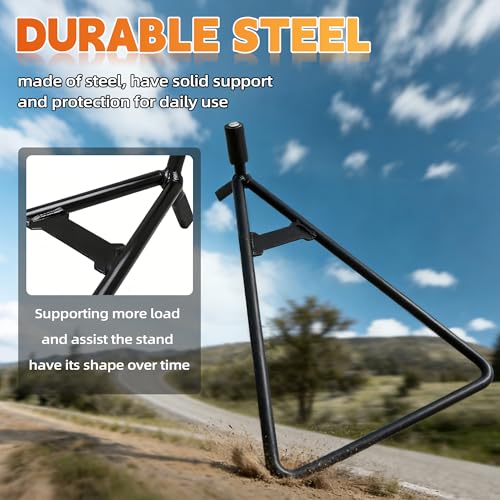 JFG RACING Dirt Bike Triangle Stand,Universal Motorcycle Kickstand,1 Pcs - size: 00-0