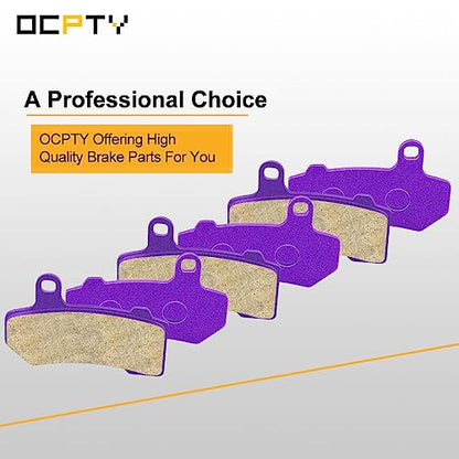 OCPTY Carbon Fiber Brake Pads FA409 for 2008-2013 FLHRC Road King Classic