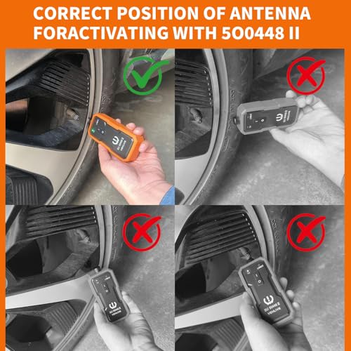 TPMS Relearn Tool for GM Tire Sensor, EL-50448 Upgraded Version - color: With Battery