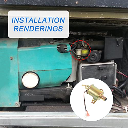 Electric Fuel Pump E11007 Replacement for Airtex Onan Cummins 4KW Generator - size: E11007 Fuel Pump
