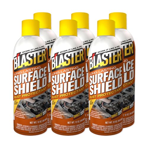 B’Laster Surface Shield Rust Prevention Spray – Lanolin Undercoating Spray for Vehicles, Up to 2-Year Corrosion Protection, Rust Inhibitor & Anti Corrosion Spray for Metal (Pack of 6) - size: 6 Pack