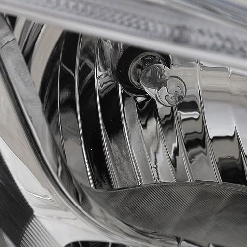 PartsFlow Halogen Headlight Chrome Housing Headlamp Right Passenger Side For 2015 2016 2017 Subaru Legacy Fit 2015 2016 2017 Subaru Outback - color: Chrome Housing Right Side