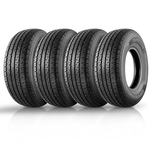Set of 4 Travelstar Ecopath ST235/80R16 Heavy Duty Trailer Tires - size: ST235/80R16 12PR