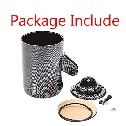 ESUPPORT Carbon Fiber 2" 52mm Heavy Duty Universal Single Hole Dash - color: Single Hole