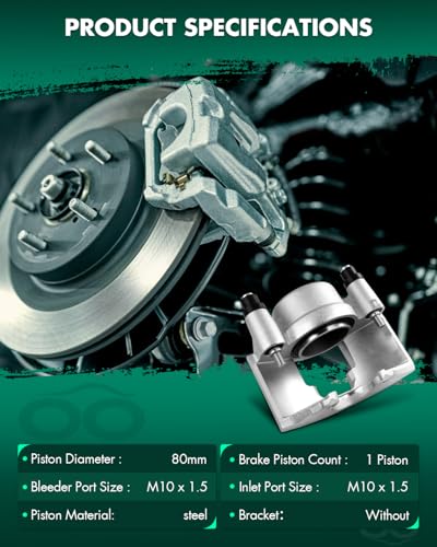 SCITOO Front Left & Right Brake Calipers Without Bracket 18-4298 18-4297 - size: Front[18-4298 & 18-4297]