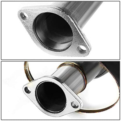 Auto Dynasty 4" Burnt Catback Exhaust Tip System For 2006-2009 Mitsubishi - color: Burnt Tip