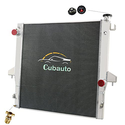 3 Row Core Radiator for 2003-2009 Dodge Ram 2500 3500 Ram2500 Ram3500 4.7L 5.7L V8 5.9L 6.7L L6 8.0L V10 Radiador Cummins Radiators 2004 2005 2006 2007 2008 Aluminum Radiadors