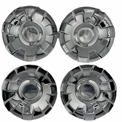 GENERIC Center Cap Set for 2007 2008 2009 Chrysler Aspen Chrome 18x8 Wheels Replaces Part 52013719AA