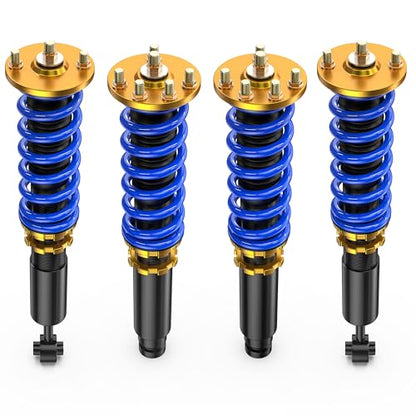 MOSTPLUS Full Coilovers Struts Compatible with 2001-2003 Acura CL/1999-2003 Acura TL/1998-2002 Honda Accord Adjustable Height Shock Absorber Assembly (Set of 4) - size: 1998-2002 Honda Accord
