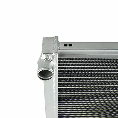 ECMRAD 4 Rows Core Aluminum Radiator for Chevy Camaro 1970-1981/ Monte Carlo 1980-1987 G-Body Oldsmobile Cutlass/Pontiac Grand Prix