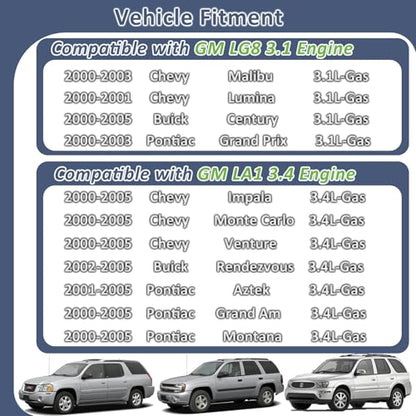 2000-2005 Impala 3.4 Fuel Injectors & 2001-2003 Malibu 3.1