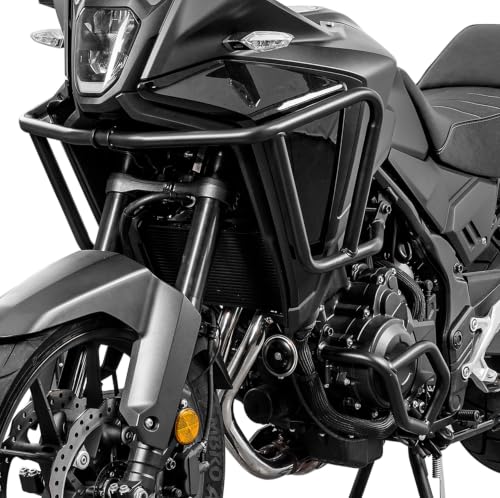 Crash Bar Engine Guard for NX500 NX400 2024 2025 2026 (One Set) - color: Black-One Set