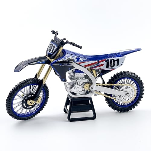 OEVTVR Dirt Bike Motorcycle Model – 1:12 Scale Diecast No. 101 Motocross Motorbike with Realistic Details, Alloy Body, Display Gift for Enthusiasts
