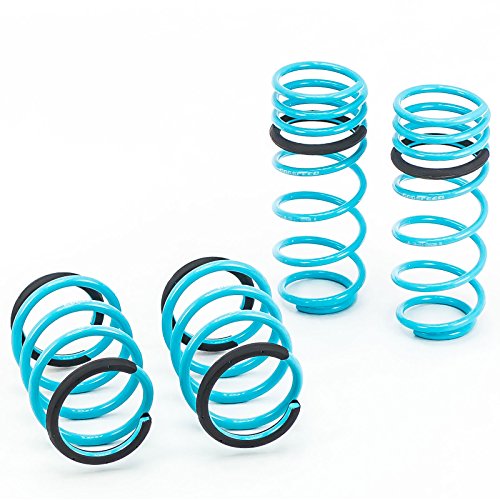 Godspeed LS-TS-HI-0006 Traction-S Performance Lowering Springs, Reduce Body Roll, Improved Handling, Set of 4, compatible with Hyundai Veloster (FS) 2012-17