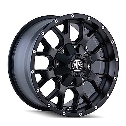 Mayhem Warrior 8015 Wheel with Matte Black Finish (17x9"/10x114.3mm)