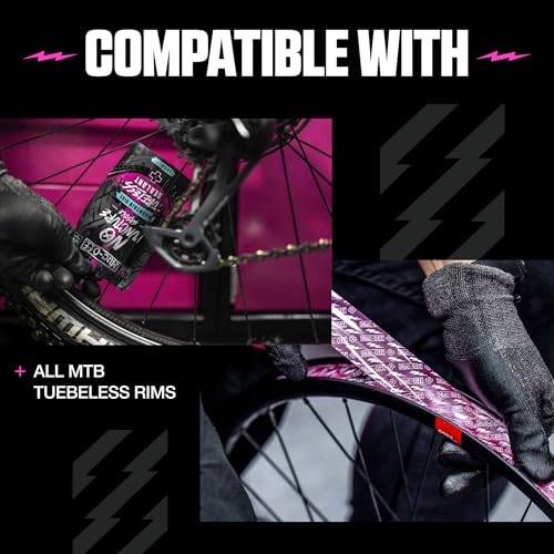 Muc-Off Ultimate Tubeless Setup Kit, DH/Trail/Enduro, 30mm Tape, 44mm Valve - style: Dh/Enduro