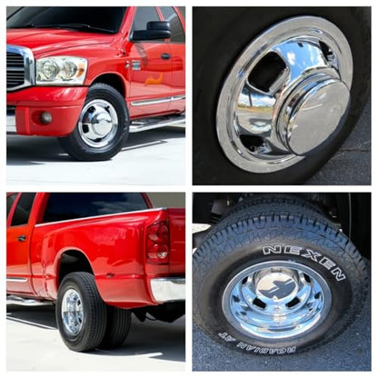 4X 17 Dually Wheel Simulators Fit for 2003-2018 Ram 3500/03-09 Ram 2500 - size: 17"#4