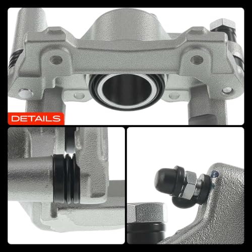 A-Premium Rear Left Driver Disc Brake Caliper with Bracket - style: Rear Driver Side
