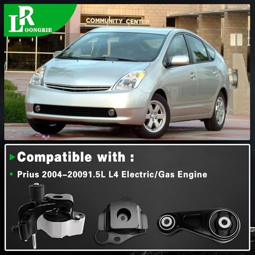 Engine Motor and Transmission Mount Kit Compatible with Prius 2004-2009 - size: 2004-2009 PRIUS