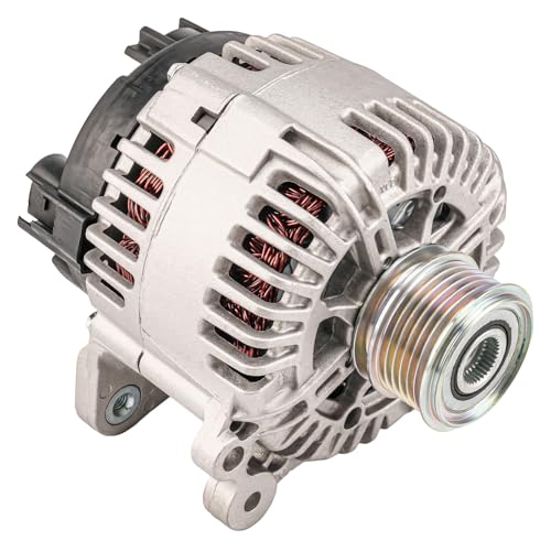 KAC 140Amp 11134N Alternator Replacement Compatible with 2005-2015 Jetta, 2005-2008, 2013-2017 Passat,2006-2008 GTI, 2006-2008, 2010-2013 A3,2010-2014 Golf,2007-2008 Eos,2013-2014 Beetle, 2008-2009 TT - size: 11134N