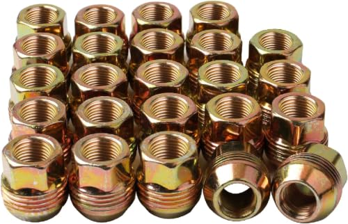 24PCS,14mmx1.5 OEM Factory Wheel Lug Nuts for Sliverado Sierra 1500 Yukon - size: Set of 24