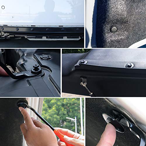 Nilight 166 Pcs Car Retainer Clips &Screw Grommets - 12 Most Popular Sizes & Applications for GM Toyota Honda Nissan Mazda - with Fastener Remover - color: 166 Clips +Remover