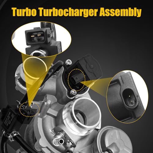 25207489 Turbo Charger Fit Chevy Malibu 1.5L 2016 2019 2017 2018 2020 2023, 12687057 12669064 Turbo Charger Assembly Kit w/Gaskets Fit 16-23 Malibu LS LT L4 Engine