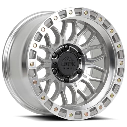 LOCK OFFROAD COMBAT-7957MC12N 17X9-5X127-12et - Machine With Clear Coat - color: Machine With Clear Coat, size: 17X9 - 5X127 -12et