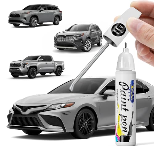 1J9 Celestial Silver Metallic Touch Up Paint Compatible with Toyota - color: Celestial Silver Metallic - 1J9