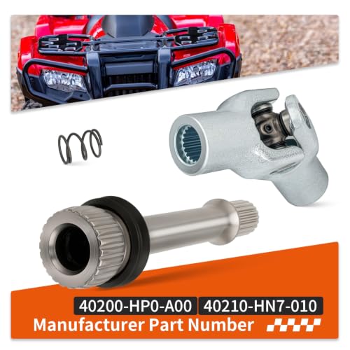 Rear Drive Shaft & U-Joint Yoke For Honda Rubicon Foreman 500 TRX500 05-14