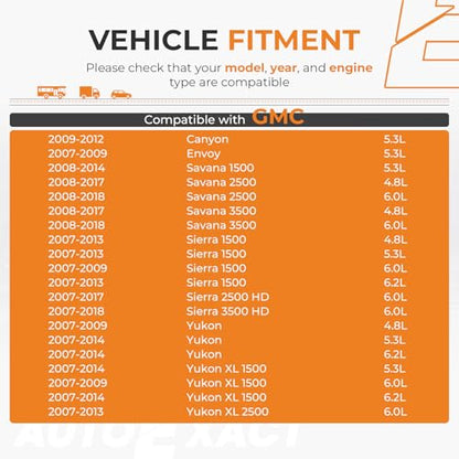 Autoexact 4.8 5.3 6.0 6.2 Engine Timing Chain w/Sprocket Tensioner Fit for 2007-2019 Buick Chevy Express Silverado Suburban Cadillac Escalade GMC Sierra Yukon Pontiac Hummer Replace 3Pcs 12556582 - size: Fit for 2007-2019 Chevy GMC-4.8/5.3/6.0/6.2