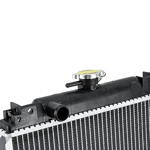 OE# 6C120-58502 6C170-58521 6C120-58500 Radiator Replacement for Kubota Tractor B7410D B7500D B7500DTN B7500HSD B7510D B7510DN B7510HSD B7510HSDTR B7610HSD, 2 Row Aluminium Core - size: 6C120-58502