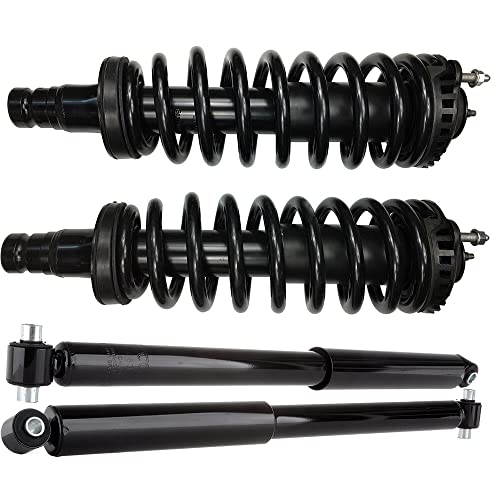 ECCPP 4PCS Front and Rear Struts Coil Spring for Buick Rainier 2004-2007 - size: Front and Rear Struts